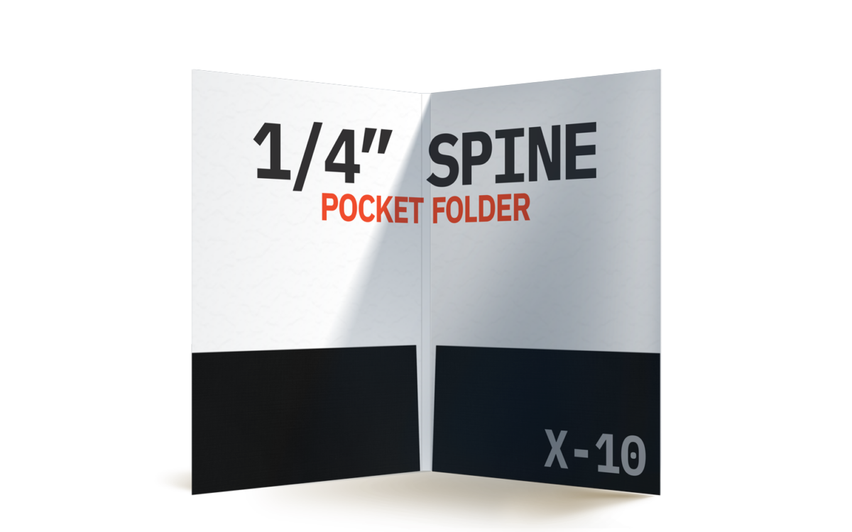 pocket folder with logo, logo folders