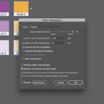 Flatten Transparencies in Illustrator Step 2