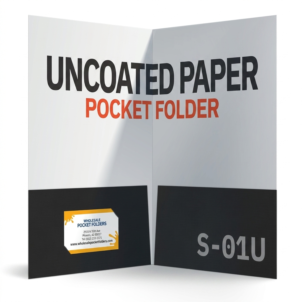 Uncoated Pocket Folder